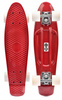 Deskorolka Meteor plastikowa czerwono-biała 22630