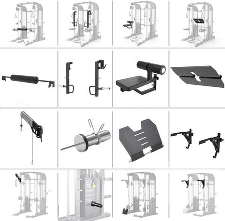 Suwnica treningowa atlas do ćwiczeń Smitha semi commercial HMS Cyklop 4