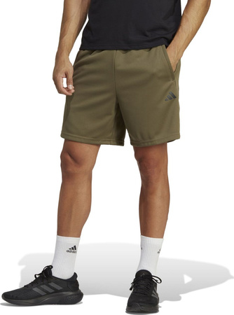Spodenki treningowe krótkie męskie adidas Train Essentials All Set Training oliwkowe IB8163