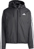 Kurtka męska adidas Essentials Climawarm 3-Stripes Insulated Hooded czarna JM4042
