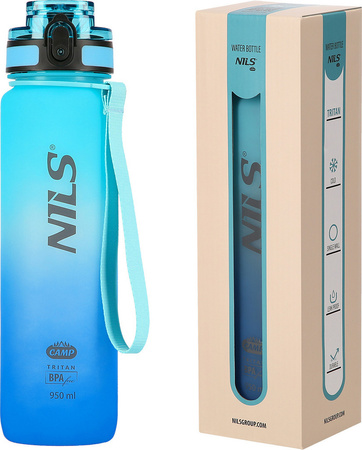 Butelka tritanowa Nils camp ncd04 niebieska
