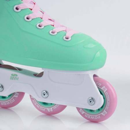 Łyżworolki rolki regulowane ABEC-7 koła 72mm SMJ UT700 RETRO