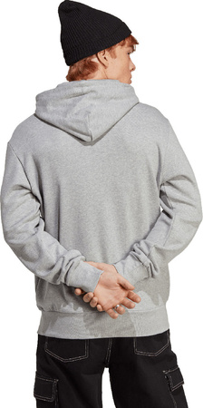 Bluza męska adidas Essentials French Terry Big Logo Hoodie szara IC9364