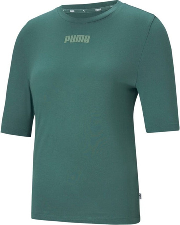Koszulka damska Puma Modern Basics Tee Cloud zielona 585929 45