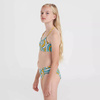 Dziecięcy strój kąpielowy dwuczęściowy O'neill MIX AND MATCH TROPICS BIKINI blue rainbow stripe rozmiar 140