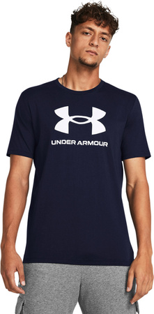 Koszulka męska Under Armour Sportstyle Logo granatowa 1382911 408