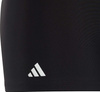 Spodenki kąpielowe dla dzieci adidas 3 Bar Logo czarne HR7480