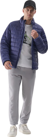 Kurtka męska puchowa 4F M483 granatowa 4FWAW24TDJAM483 31S