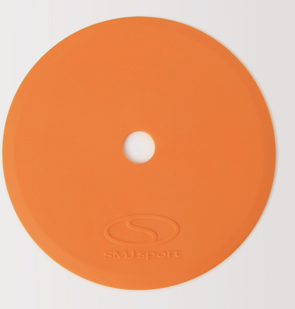 Znaczniki płaskie pachołki na parkiet SMJ sport 12 sztuk pomarańczowy 15cm