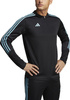 Bluza męska adidas Tiro 23 Club Training Top czarno-błękitna IC1580