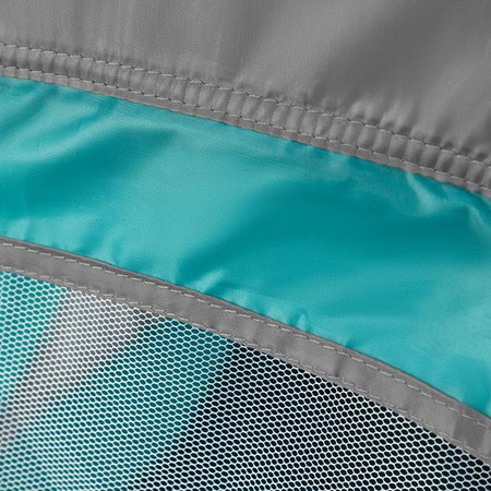 Namiot kempingowy turystyczny samorozkładający Nils camp NC3743 szaro-turkusowy 220x120x95cm