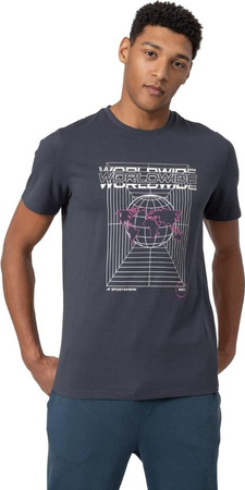 Koszulka męska 4F antracyt H4Z22 TSM029 22S