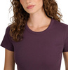 Koszulka damska 4F F2337 ciemny fiolet 4FWAW25TTSHF2337 50S