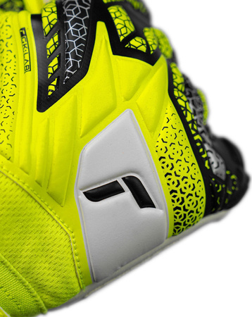 Rękawice bramkarskie Reusch Attrakt Grip żółto-czarne 5570815 2014