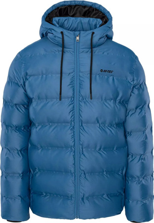 Męska kurtka zimowa puchowa pikowana z kapturem Hi-tec Diorro rozmiar L