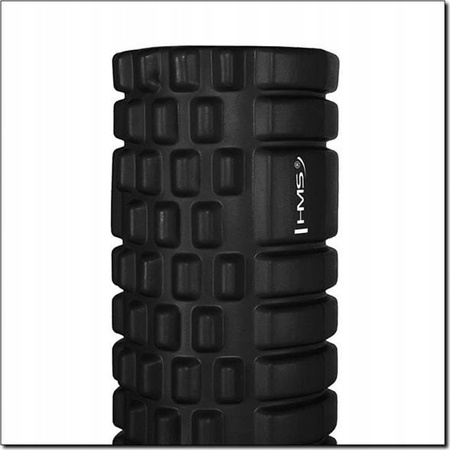 Wałek roller do masażu ćwiczeń fitness HMS FS102 black 45 cm