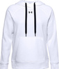 Bluza damska Under Armour Rival Fleece HB Hoodie biała 1356317 100