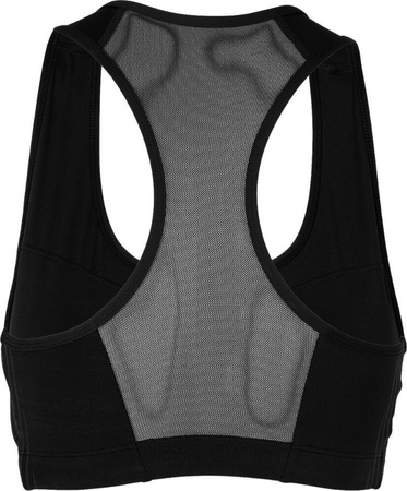 Stanik sportowy damski 4F głęboka czerń H4Z22 STAD011 20S