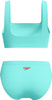 Damski Strój Kąpielowy Textd Deep U-bk 2pc Af  fiery red/white/french blue rozmiar 38