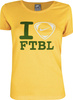 Koszulka damska Nike I Love Ftbl żółta 257286 703