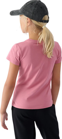 Koszulka dla dziewczynki 4F F1658 jasny róż 4FJWMM00TTSHF1658 56S