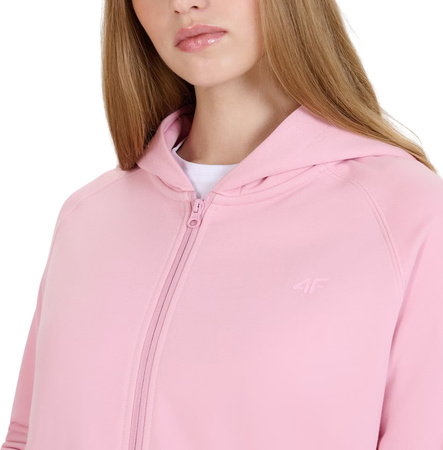 Bluza damska 4F F1763 jasny róż 4FWMM00TSWSF1763 56S