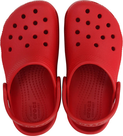 Chodaki sandały klapki dla dzieci Crocs Toddler Classic Clog czerwone 206990 6EN