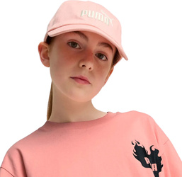 Czapka z daszkiem dla dzieci Puma Ess NO.1 Logo BB pudrowy róż 26115 04