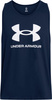 Koszulka męska Under Armour Sportstyle Logo Tank granatowa 1382883 408