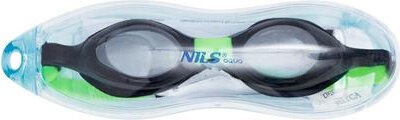 Okularki pływackie Nils aqua nqg170af czarny/ zielony dziecięce