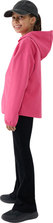 Kurtka dla dziewczynki softshell 4F F305 różowa 4FJWSS25TSOFF305 54S