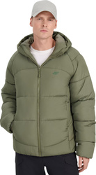 Kurtka puchowa męska 4F M0708 khaki 4FRAW25TDJAM0708 43S