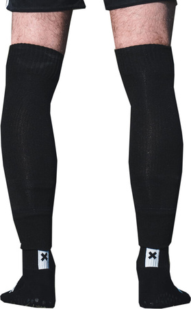 Rękawy piłkarskie Proskary senior czarne