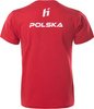 Dziecięca koszulka z krótkim rękawem Huari Poland Fan Kids racing red/white rozmiar 134