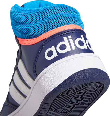 Buty dziecięce adidas Hoops Mid granatowe GW0400