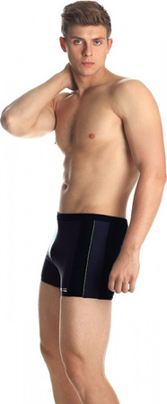 Spodenki kąpielowe męskie Aqua-Speed Jason szaro-czarno-zielone 138 3214