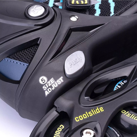 Dziecięce łyżworolki rolki Coolslide Meron Yb ABEC-7 kółka 76mm rozmiar 36-40