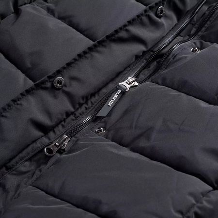 Damski płaszcz pikowany zimowy z kapturem Iguana Manka W rozmiar XL