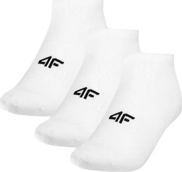 Skarpety męskie 4F M442 3-pak białe 4FWMM00USOCM442 10S