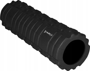 Wałek roller do masażu ćwiczeń fitness HMS FS102 black 45 cm