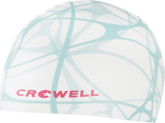 Czepek pływacki silikonowy Crowell Teide biało-niebieski kol.7