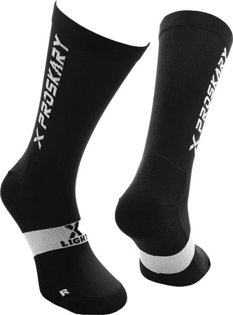 Skarpety treningowe antypoślizgowe Proskary X-Light junior czarne