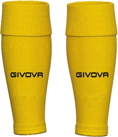 Rękawy piłkarskie Givova Calza Tubolare żółte C063-0007