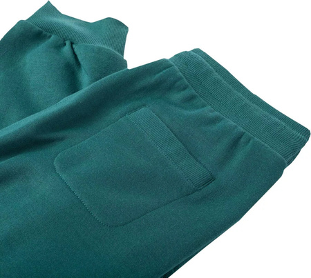 Damskie spodnie dresowe joggery Hi-tec Lady Melian bawełniane ocieplane turkusowe rozmiar S