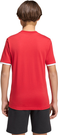 Koszulka dla dzieci adidas Entrada 26 Tee czerwona JZ6674
