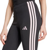 Legginsy damskie adidas Essentials 3-Stripes Cotton czarne JW1815