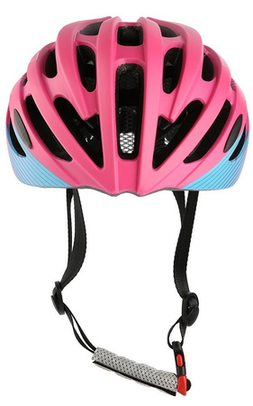 Kask rowerowy na rolki deskorolkę Nils Extreme MTW24 fioletowo-niebieski rozmiar L (58-61 cm)