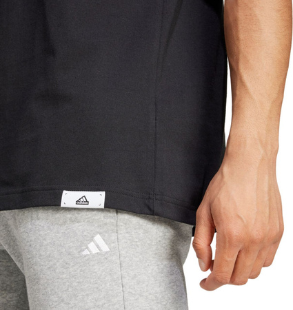 Koszulka męska adidas Tech Linear Graphic czarna IW2651