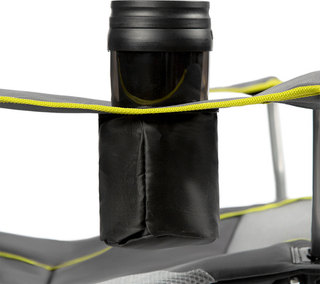 Krzesło fotel turystyczny składany Nils Camp NC3080 ciemnoszary 95x110x50cm