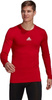 Koszulka męska adidas Compression Long Sleeve Tee czerwona GU7336